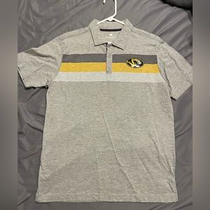 Large Mizzou Gray Polo